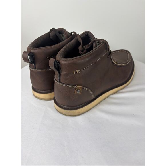Joe’s Jeans Brown Moc Toe Chukka Boots Men’s Size 10.5 Casual Lace Up Shoes
